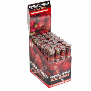 PAPEL DE FUMAR SABORES CYCLONES KLEAR STRAWBERRY 1X24