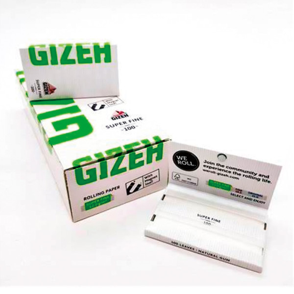 PAPEL GIZEH SLIM 110M MAGNETICO SUPER FINE 1X50