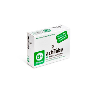FILTROS ACTITUBE, FILTROS DE CARBÓN 8MM 40UDS 1X10
