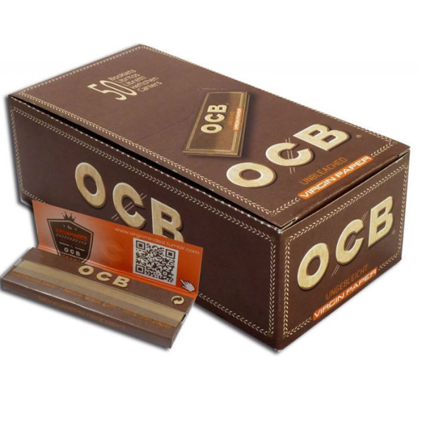 Papel OCB Virgin 70mm. Regular 50 Uds.