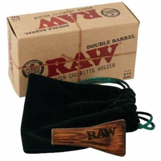 PIPA RAW DOBLE CAÑON 1 1/4 78MM MADERA 2