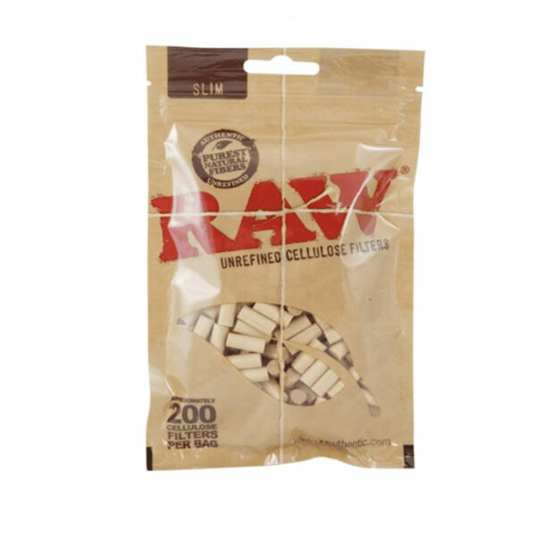 FILTROS RAW CELULOSA NATURAL SLIM  200UDS 1x30