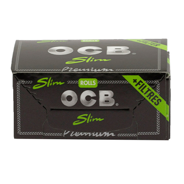 Papel OCB Premium rolls con tips 24 Uds.
