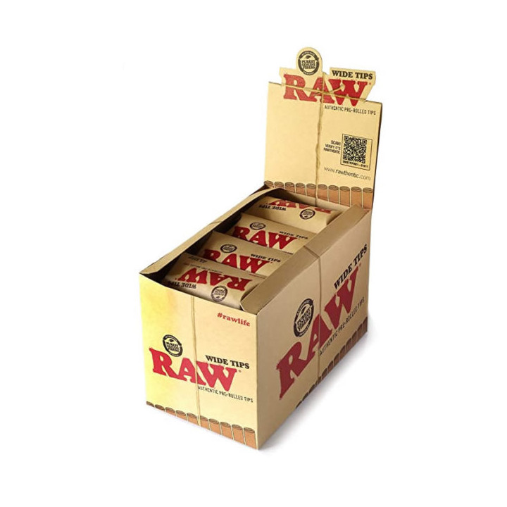 FILTROS RAW TIPS PRE ROLLED 21UDS. 1X20