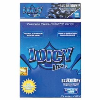 PAPEL DE FUMAR SABORES JUICY JAY'S SLIM ARÁNDANOS 110MM 1x24