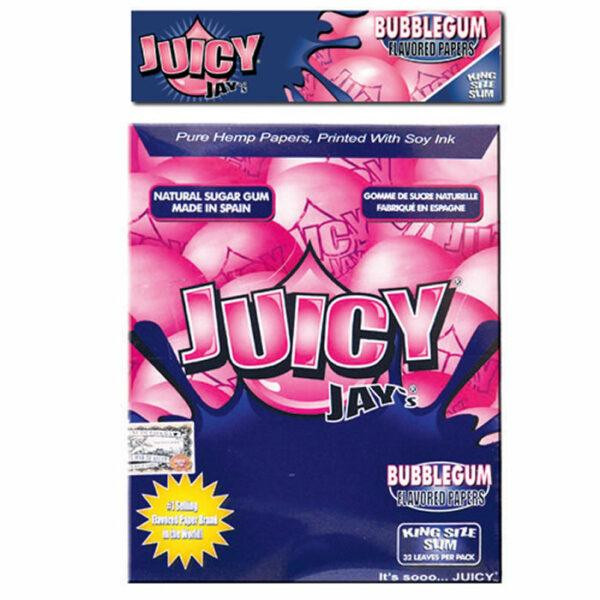 PAPEL DE FUMAR SABORES JUICY JAYS SLIM CHICLE 110MM 1x24