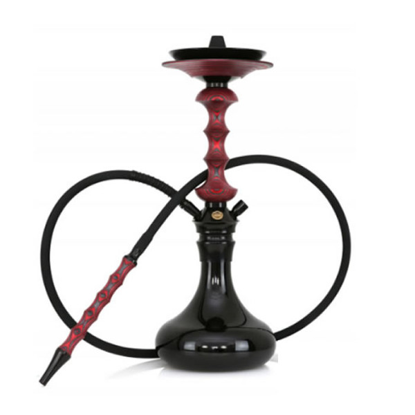 SHISHA JAPONA HOOKAH LOTUS RED BLACK