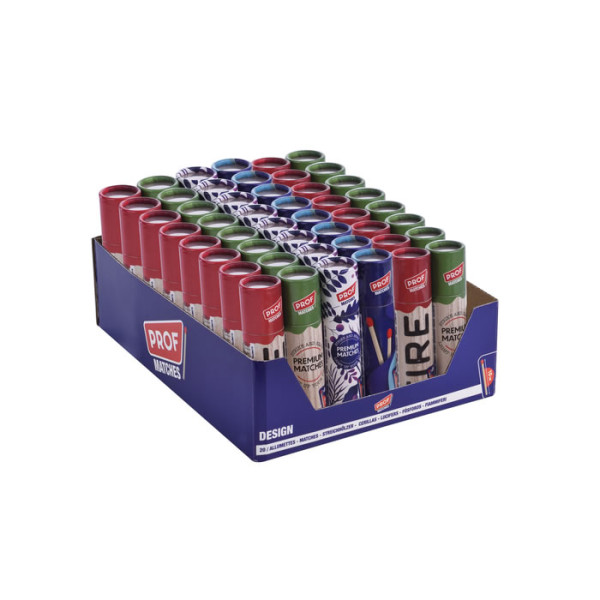 CERILLAS PROF DESIGN MATCHES 10MM 20UDS 1X48