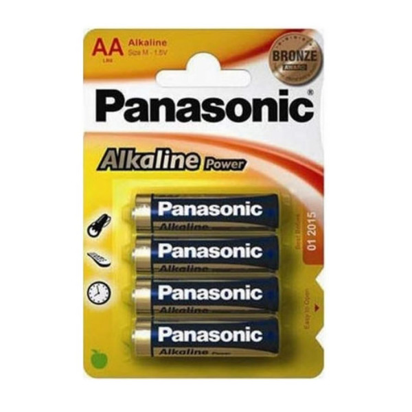 PILAS PANASONIC ALK POWER BRONZE LR06 AA BLISTER 4UDS/BLISTER 1X12