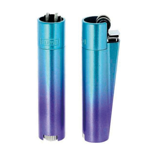 ENCENDEDOR CLIPPER METAL BLUE GRANDIENT 1X12 2
