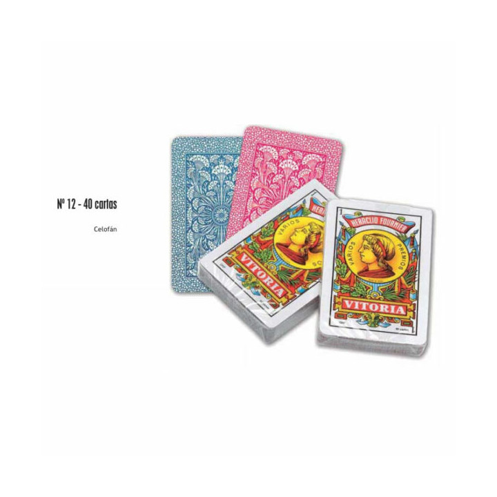 NAIPES FOURNIER ESPAÑOLA Nº12 40 CARTAS SIN CAJA SOLO CELOFÁN 1X12