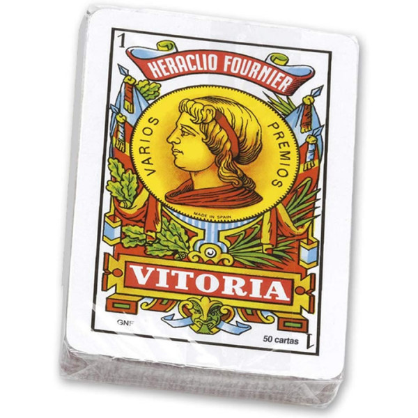 NAIPES FOURNIER ESPAÑOLA Nº12 50 CARTAS SIN CAJA SOLO CELOFÁN 1X12