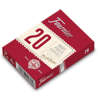NAIPES FOURNIER POKER ESPAÑOL Nº 20 55 CARTAS (BARAJA RABINO)1X12