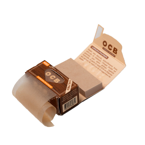 Papel OCB Virgin rolls con tips 24 Uds.