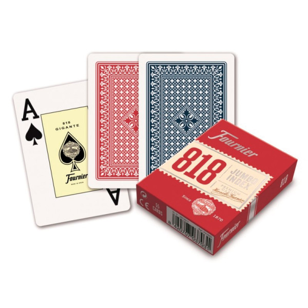 NAIPES POKER Nº 818 55 CARTAS 1X12