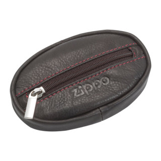MONEDERO ZIPPO CREMALLERA MARRON. MEDIDAS: 10,5X6,5X2CM. 1 UD.