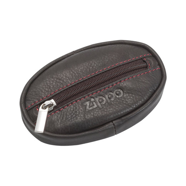 MONEDERO ZIPPO CREMALLERA MARRON. MEDIDAS: 10,5X6,5X2CM. 1 UD.