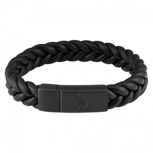 PULSERA ZIPPO CUERO TRENZADO 20 CM 6226 1UD.