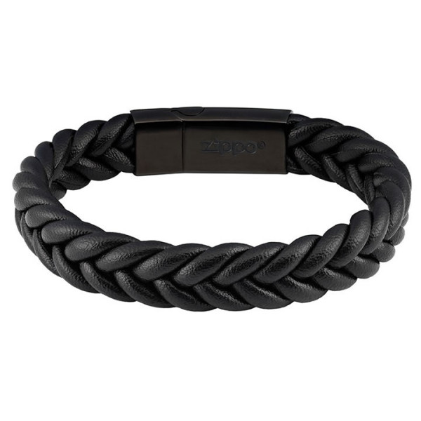 PULSERA ZIPPO CUERO TRENZADO 20 CM 6226 1UD.