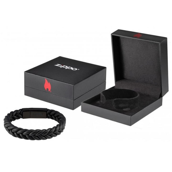 PULSERA ZIPPO CUERO TRENZADO 20 CM 6226 1UD.
