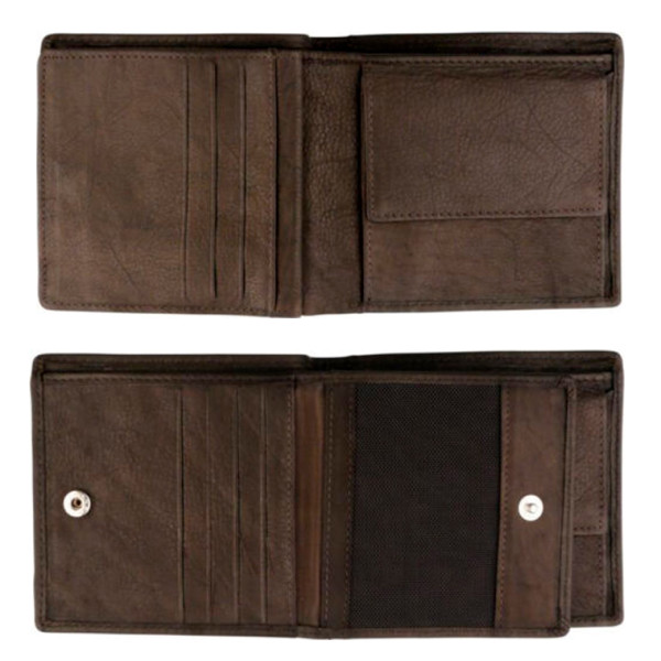 BILLETERO ZIPPO MENS WALLET MOCCA  11,5X10CM . 1UD