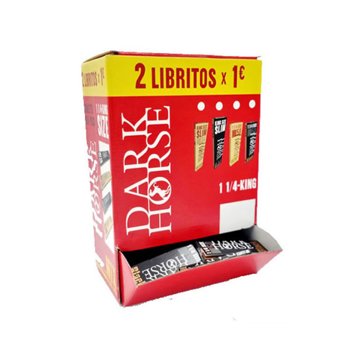 PAPEL DARK HORSE EXPOSITOR 2X1€ SLIM KING SIZE 1X150