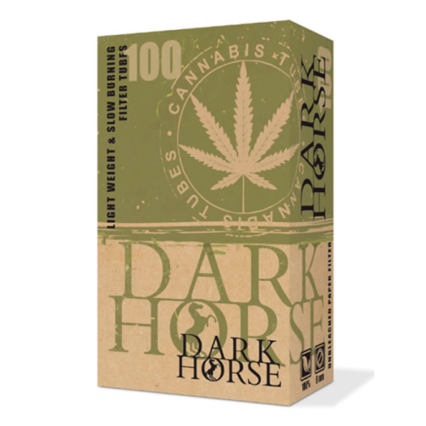 TUBOS DARK HORSE 100 CANNABIS EXTRA LONG 1X100