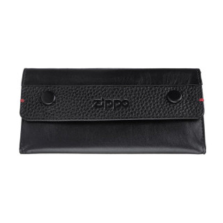 TABAQUERA ZIPPO BLACK NAPPA TOBACCO POUCH ONE