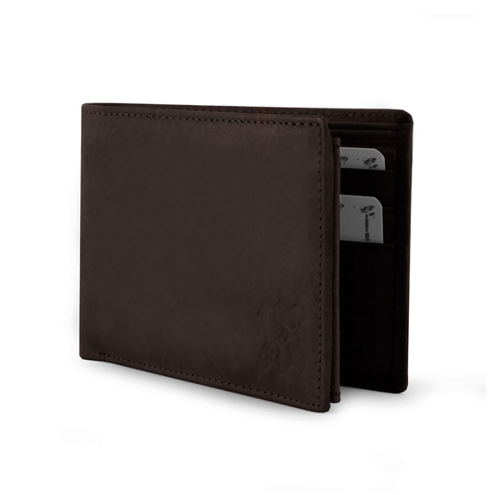 BILLETERO AMERICANO PIEL ANTIK MARRON