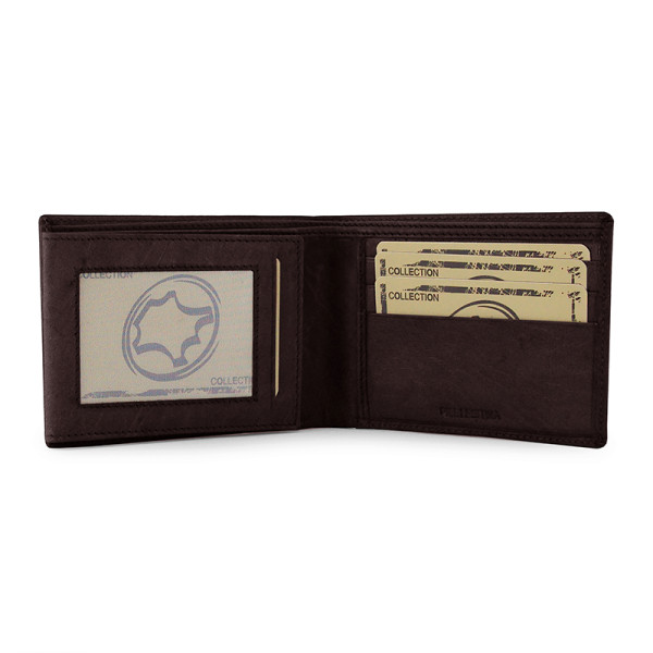 BILLETERO AMERICANO PIEL ANTIK MARRON