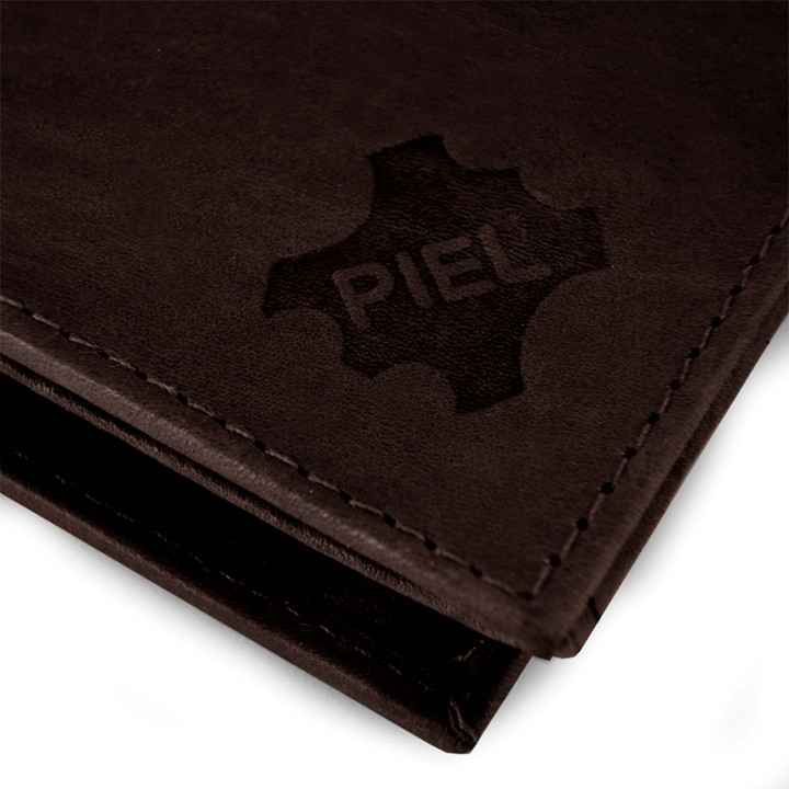 BILLETERO AMERICANO PIEL ANTIK MARRON