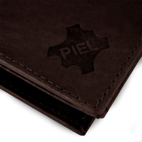 BILLETERO AMERICANO PIEL ANTIK MARRON