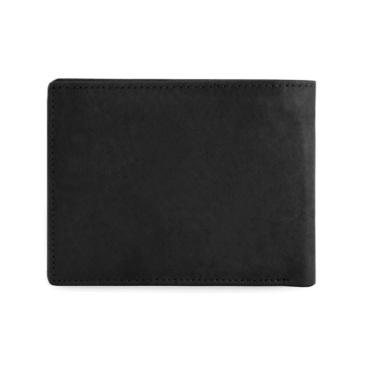 BILLETERO AMERICANO PIEL ANTIK NEGRA