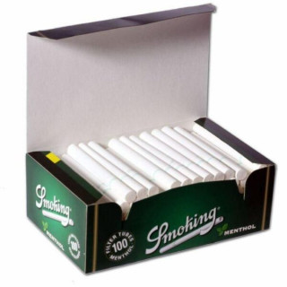 Tubos Smoking menthol 100 10uds.