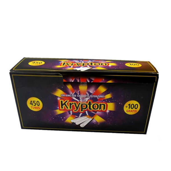 TUBOS KRYPTON 550 1 PACKS 3 ESTUCHES (CAJON 8 PACKS) 1X24