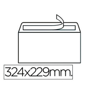 SOBRES LIDERPAPEL N.14 DIN A4 C4 229X324MM BLANCOS TIRA DE SILICONA 1X250