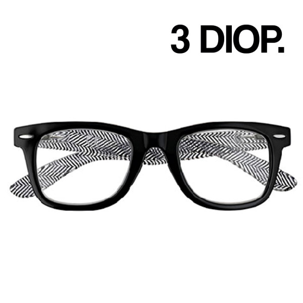 GAFAS ZIPPO LECTURA 31Z-B16-BLK 3 DIOP NEGRA 1UD