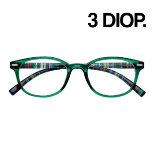 GAFAS ZIPPO LECTURA 31Z-B19-GRE300 3 DIOP VERDE 1UD