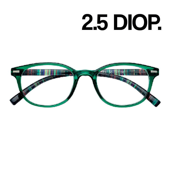 GAFAS ZIPPO LECTURA 31Z-B19-GRE250 2.5 DIOP VERDE 1UD