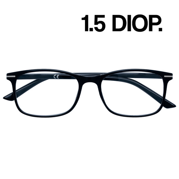 GAFAS ZIPPO LECTURA 31Z-B24-BLK150 1.5 DIOP. NEGRO 1UD