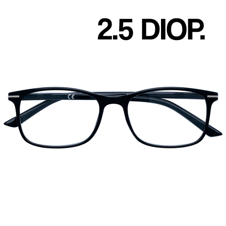 GAFAS ZIPPO LECTURA 31Z-B24 BLK 2.5 DIOP. NEGRO 1UD