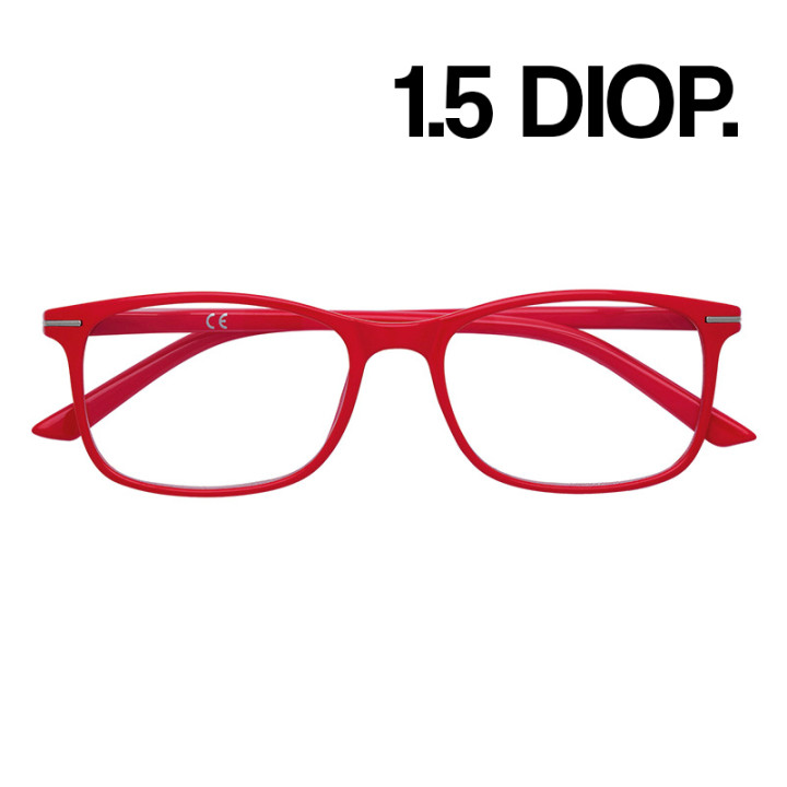 GAFAS ZIPPO LECTURA 31Z-B24 ROJA  1.5 DIOP 1UD