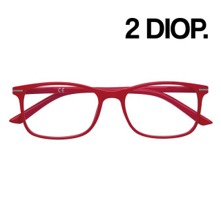 GAFAS ZIPPO LECTURA 31Z-B24 ROJA  2 DIOP 1UD