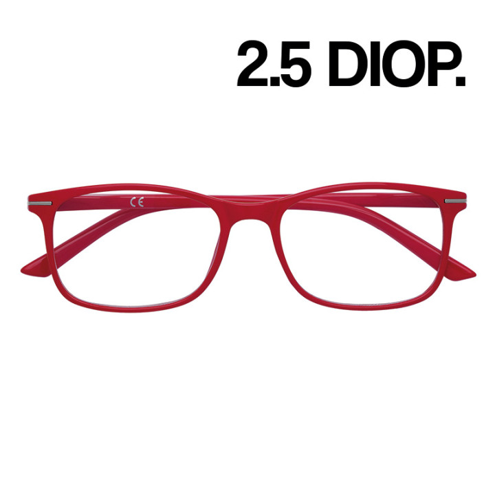 GAFAS ZIPPO LECTURA 31Z-B24 ROJA 2.5 DIOP 1UD