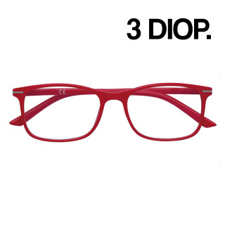 GAFAS ZIPPO LECTURA 31Z-B24 ROJA  3 DIOP 1UD