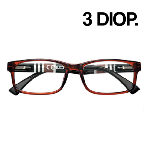 GAFAS ZIPPO LECTURA 31Z-B25 3 DIOP MARRON 1UD