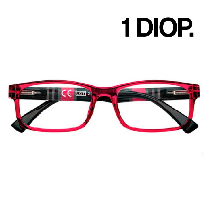 GAFAS ZIPPO LECTURA 31Z-B25 1 DIOP ROJA 1UD