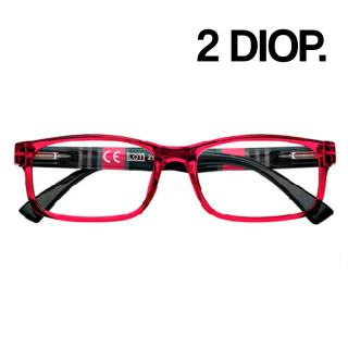 GAFAS ZIPPO LECTURA 31Z-B25 2 DIOP ROJA 1UD