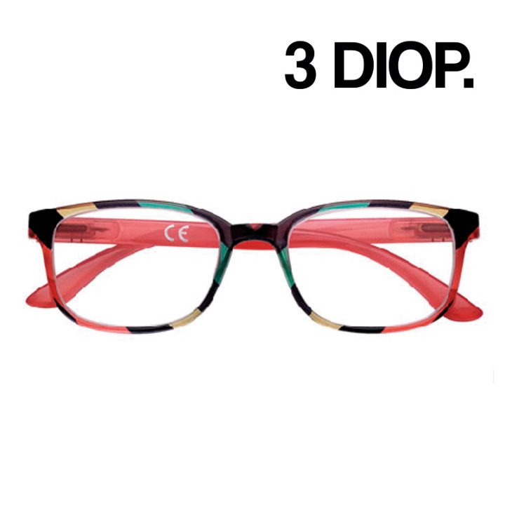 GAFAS ZIPPO LECTURA 31Z-B26 3 DIOP ROJA 1UD
