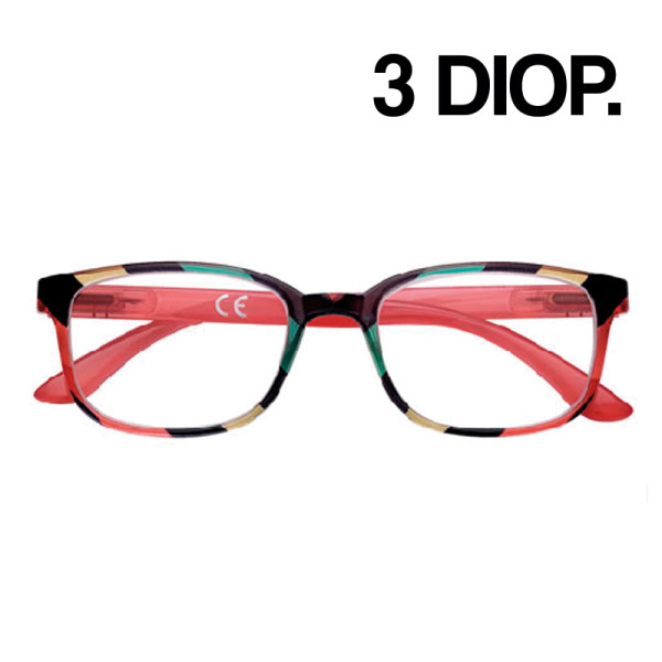 GAFAS ZIPPO LECTURA 31Z-B26 3 DIOP ROJA 1UD